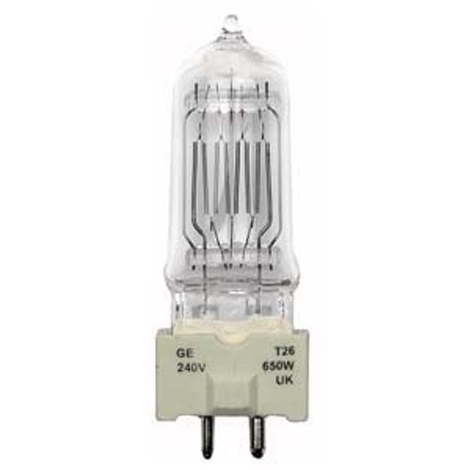 Hovedbilde Showtec 80705G Pære til Fresnel / Profil GY9.5 GE, 230V, 650W