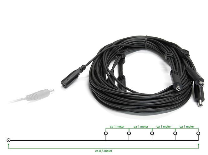 Hovedbilde SLX-audio DC5 strømforsyningskabel