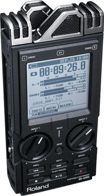 Hovedbilde Roland R26 håndholdt opptaker