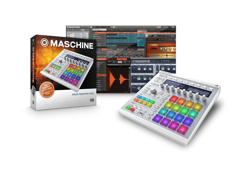 Native Maschine MKII, White, Groove Produksjonssystem