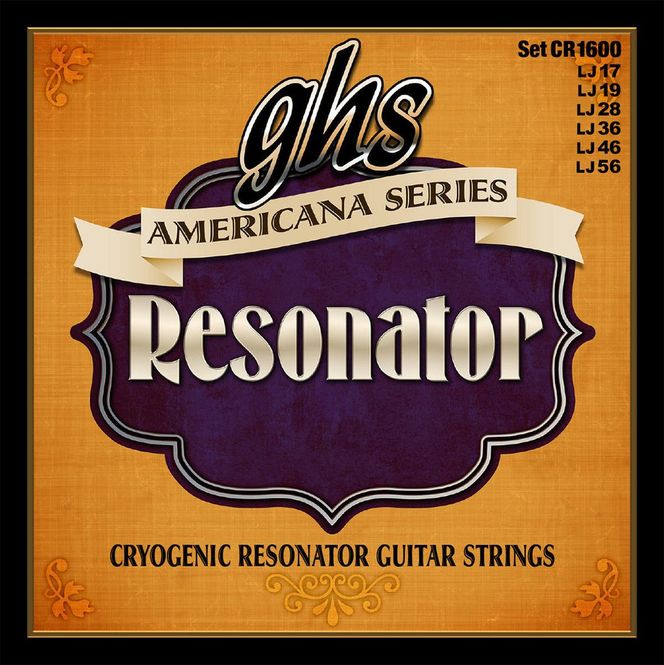 Hovedbilde GHS CR1600 Americana Resonator Dobro Guitar strings Regular 17-5