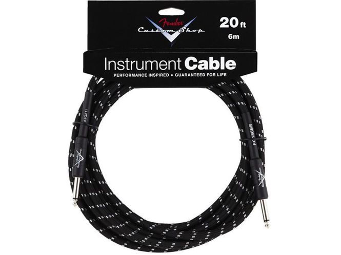 Hovedbilde Fender Custom Shop 6m Jack kabel BlackTweed