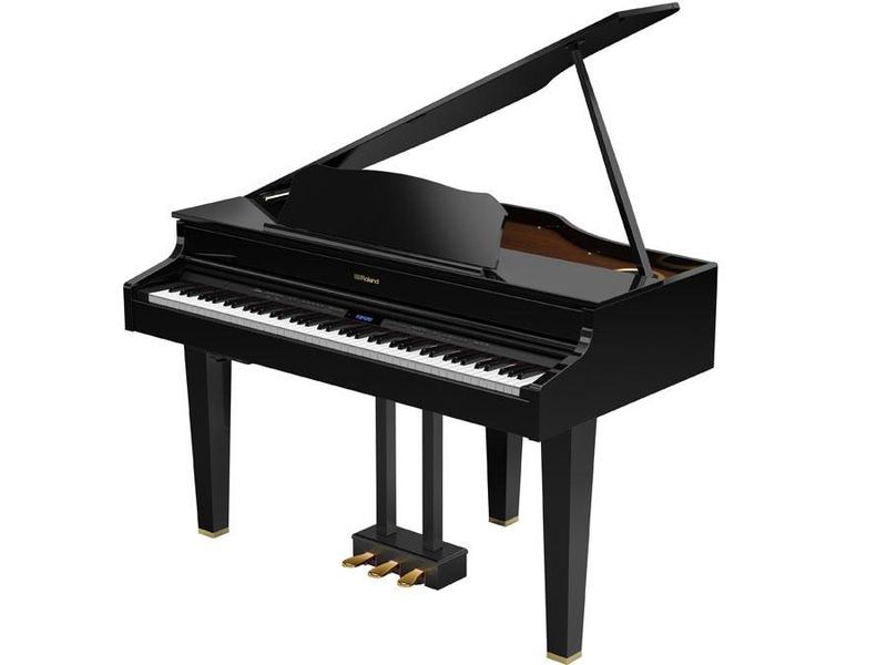 Roland GP607-PE digitalflygel, polert sort