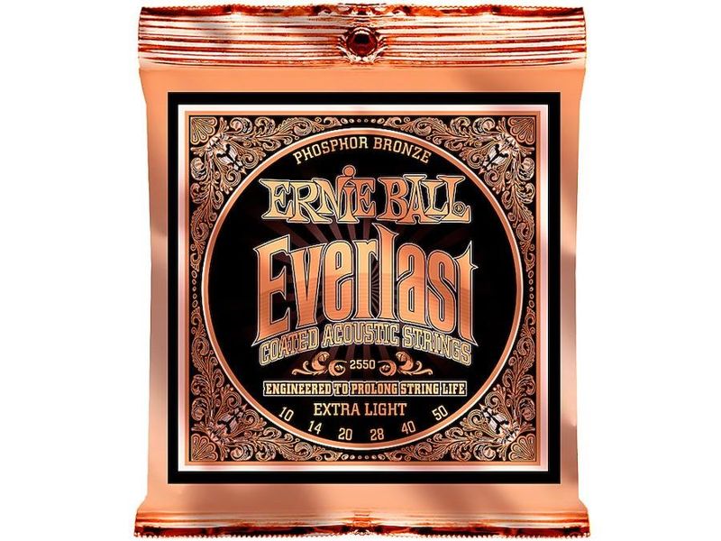 Ernie Ball EB-2550 Everlast Phosphor Bronze X-Light, 10-50