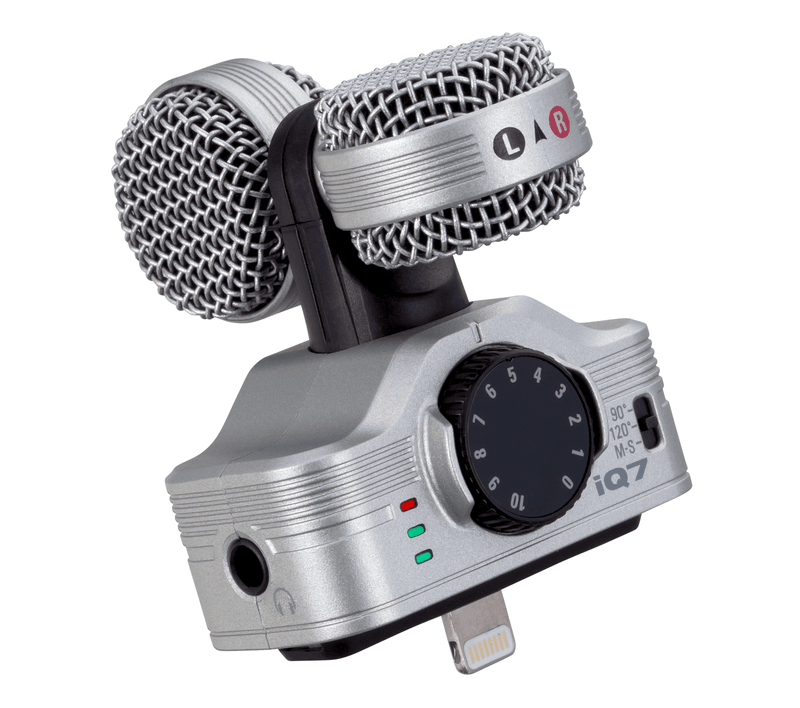 Zoom IQ7 mid-side mikrofon til iPhone5/6, iPad, iPod Touch