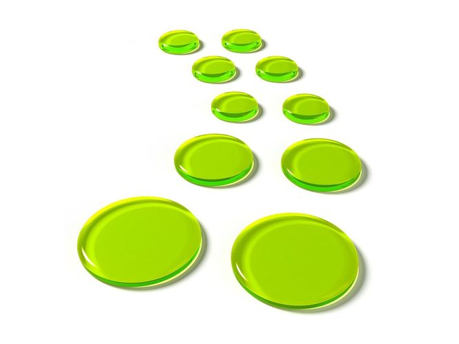 Hovedbilde SlapKlatz - 10 Gel Pads, Trommedemping, Alien Green