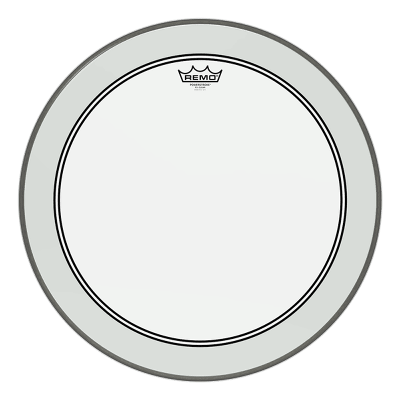 Remo P3-1322-C2 Bass, Powerstroke®, P3, Clear, 22