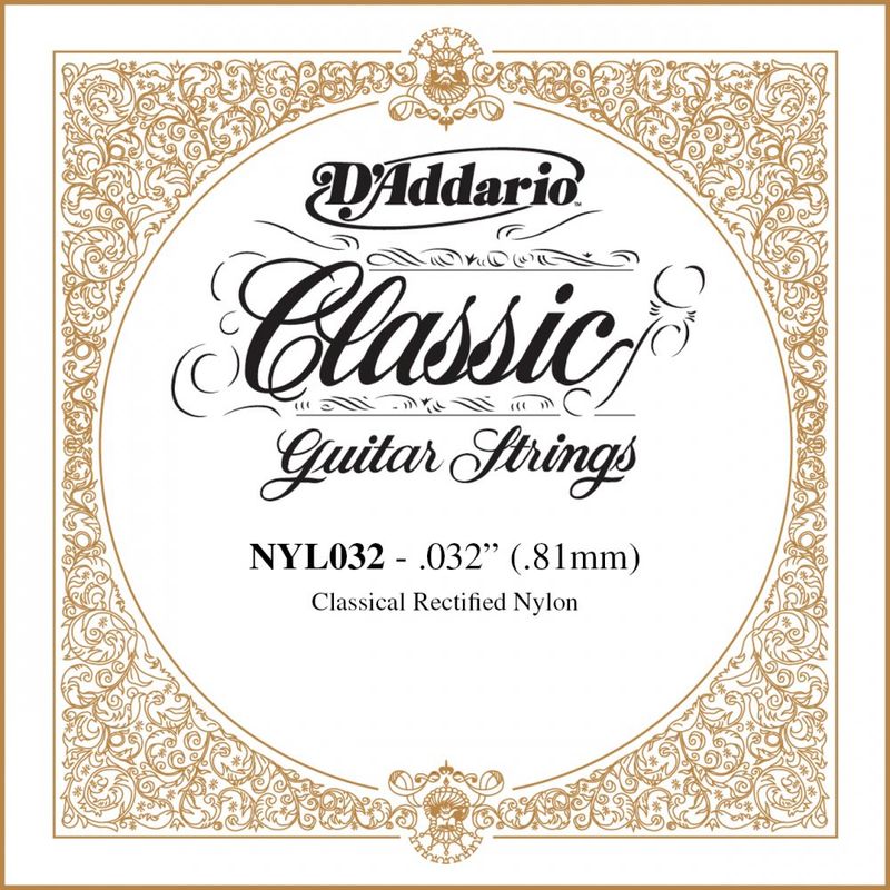 D'Addario Nylon Strings Plain End .032