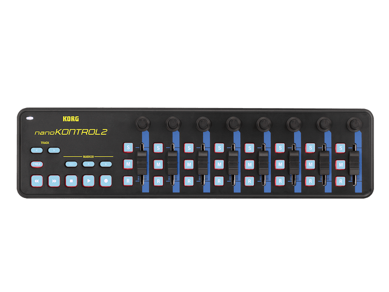 Korg NANOKNTRL2-BLYL USB Controller, Blue/Yellow