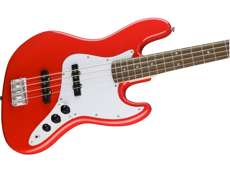 Squier Affinity Series Jazz Bass, Indian Laurel Fingerboard, Race Red