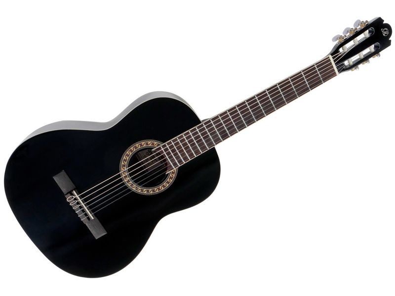 Morgan CG10BK Nylonstrengsgitar, 4/4 str., Black