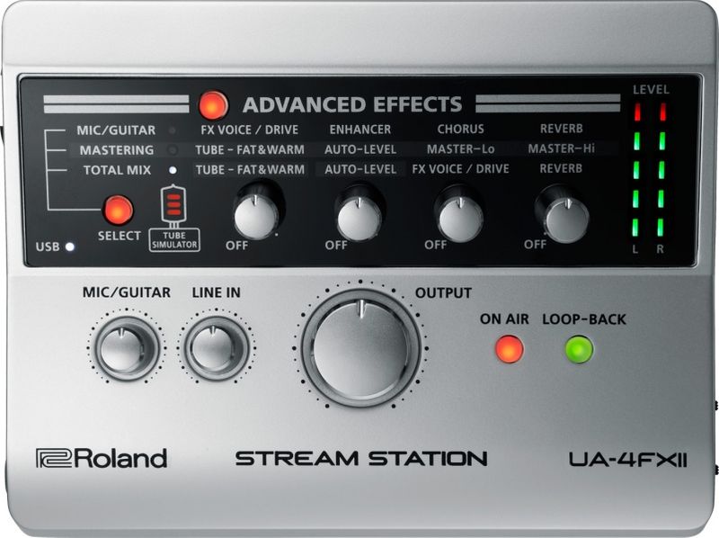 Roland UA-4FX2 Stream Station, USB Lydkort
