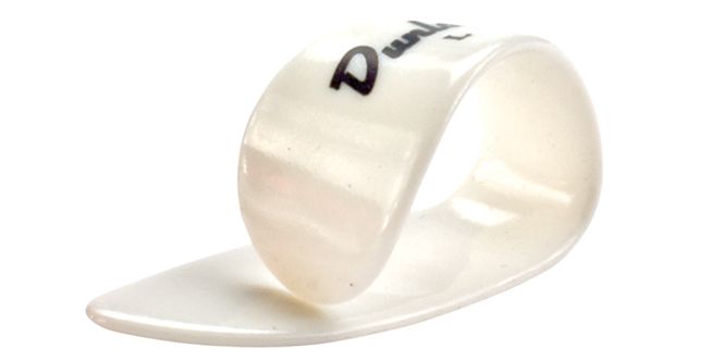 Hovedbilde Dunlop 9002R Thumb Pick Medium White