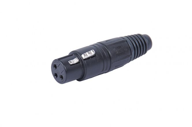 Hovedbilde Astel XF-21B XLR hun plugg for lodding, sort