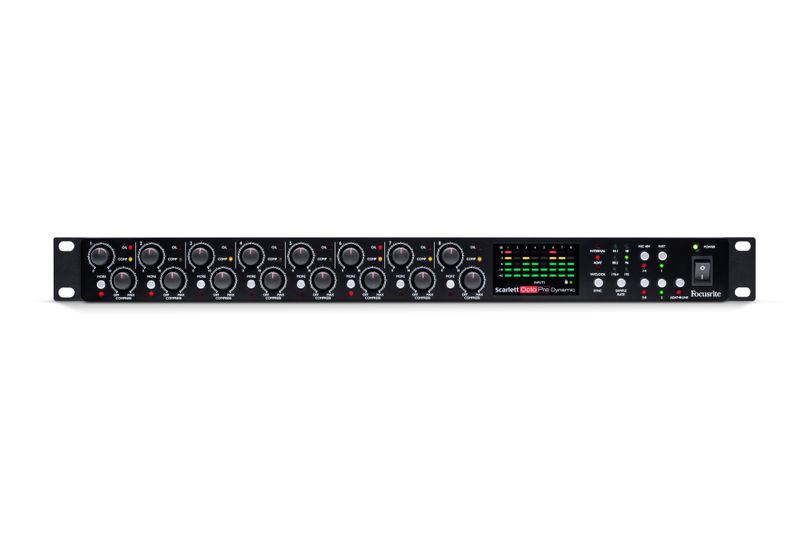 Focusrite Scarlett Octopre Dynamic, 8 X Mik/Linje med Compressor & ADAT