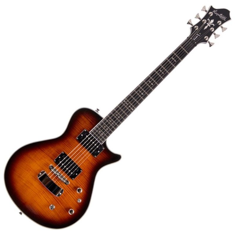 Hagström Ultra Swede - Black Golden Eagle Burst
