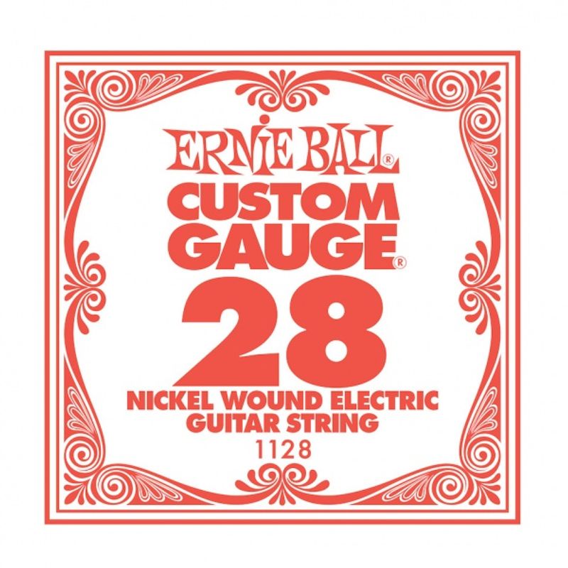 Ernie Ball EB-1128, løs streng, wound, til el-gitar .028w