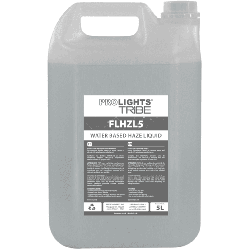 ProLights FLHZL5 Hazervæske, Røykvæske, low density, 5 liter
