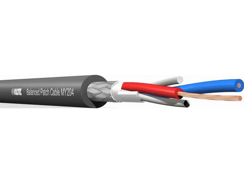 Klotz MY204SW Balanced patch cable, Black