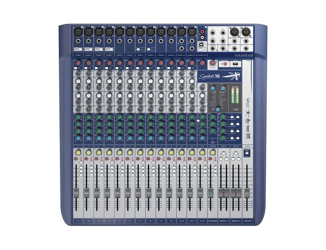 Hovedbilde Soundcraft  SIGNATURE 16, Mikser m/ USB, Lexicon effekter, 16 kanaler