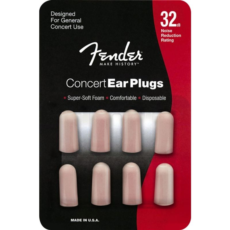 FENDER CONCERT 4 SETS OF FOAM PLUGS