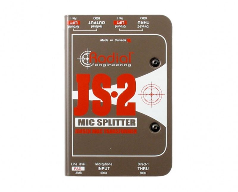 Radial JS2 - Passive microphone splitter