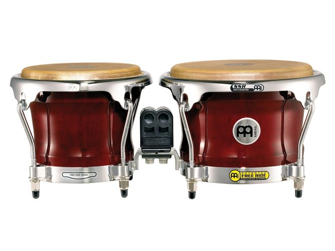 Hovedbilde Meinl FreeRide FWB400CR Wood Bongos 7''+8½'' Cherry Red