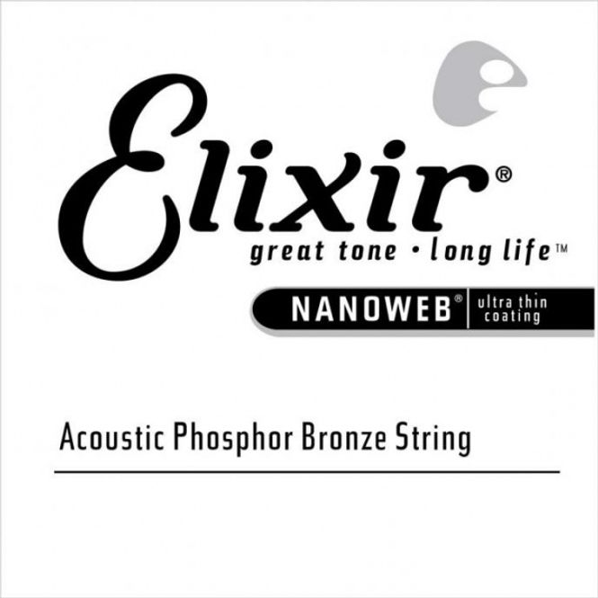 Hovedbilde ELIXIR  Nanoweb Phosphor Bronze Single  .042